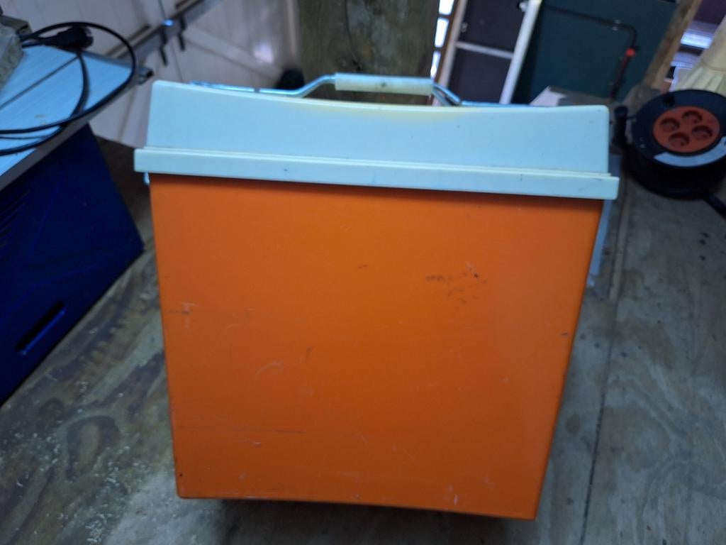 Vintage originele Curver koelbox, Huis en Inrichting, Ophalen, 25 tot 50 cm, Minder dan 50 cm, Minder dan 100 cm