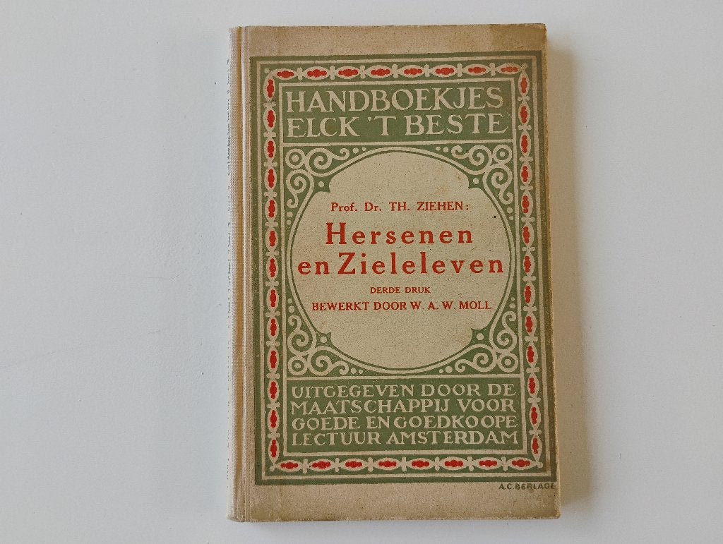 Boek Hersenen en Zieleleven, door prof. dr. Th. Ziehen 1913, Ophalen of Verzenden, Gelezen, Ontwikkelingspsychologie