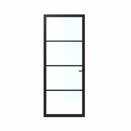 Glazen binnendeur 73x201 opdek, Doe-het-zelf en Verbouw, Deuren en Horren, Ophalen, Minder dan 80 cm, Binnendeur, Nieuw