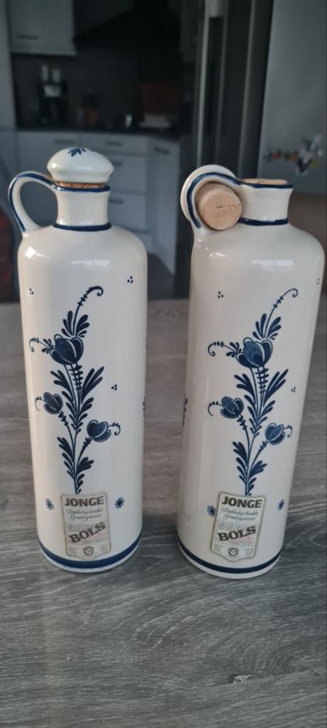 Set van 2 Bols Jenever kruiken - Delfts blauw, Ophalen of Verzenden