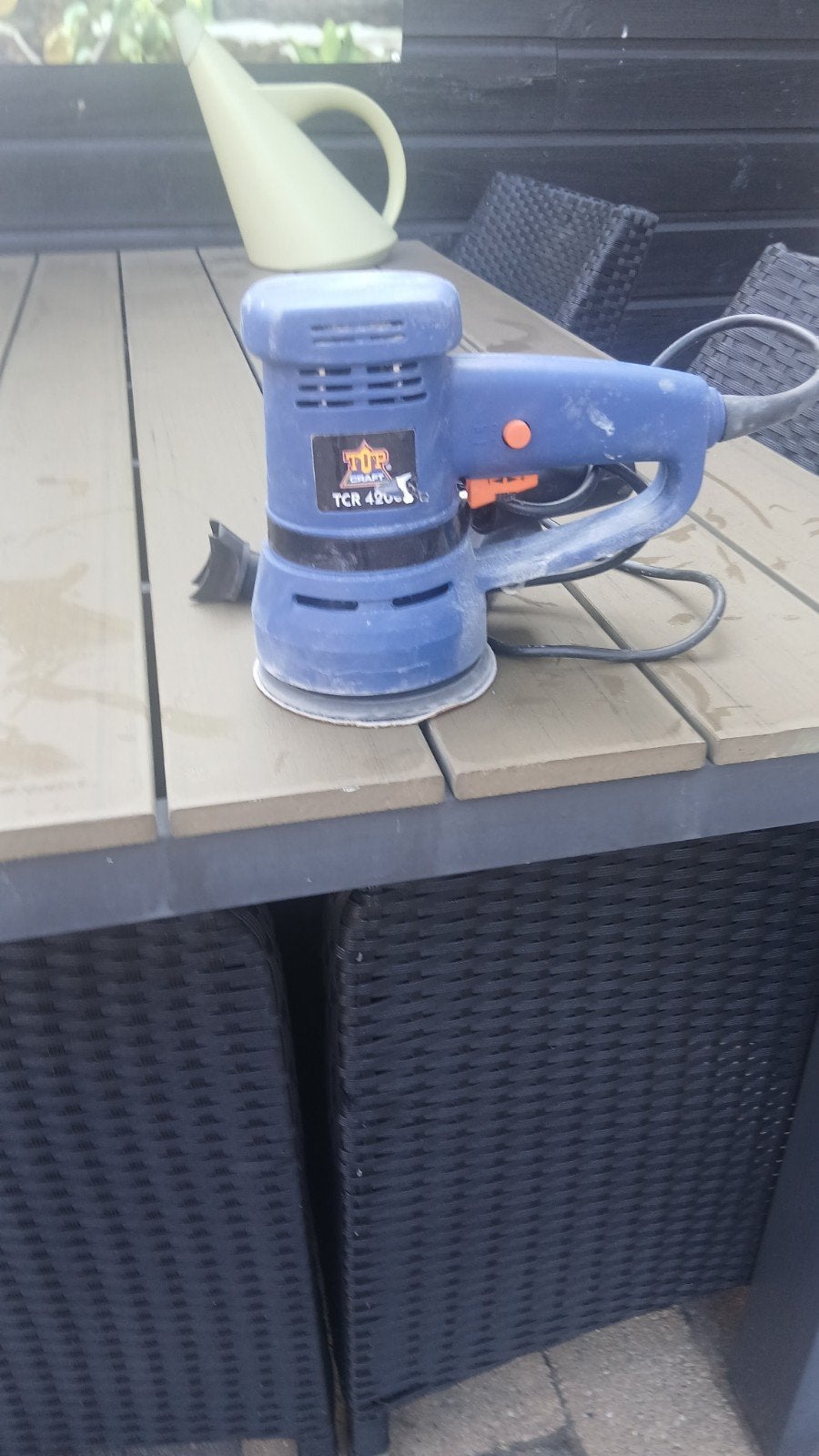 TIP Craft TCR 4200 Excentrische Schuurmachine 420W, Doe-het-zelf en Verbouw, Gereedschap | Schuurmachines, Ophalen, Gebruikt, Minder dan 600 watt
