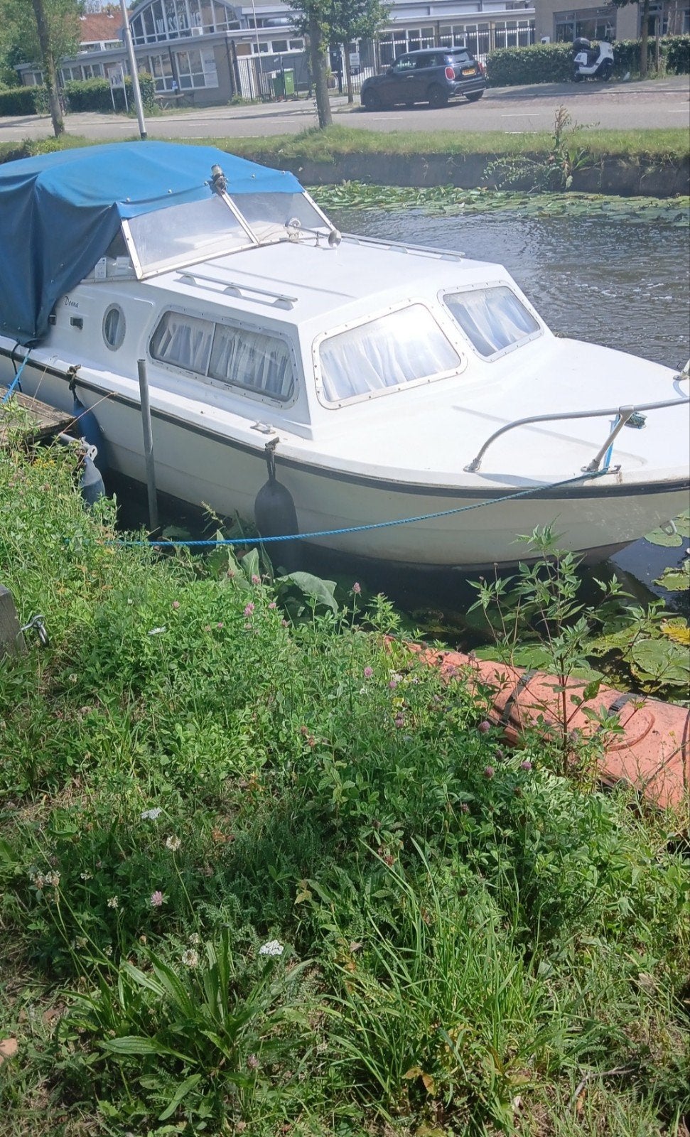 Inter 630 polyester, Watersport en Boten, Motorboten en Motorjachten, Overige merken, Gebruikt, Kajuitboot, Buitenboordmotor