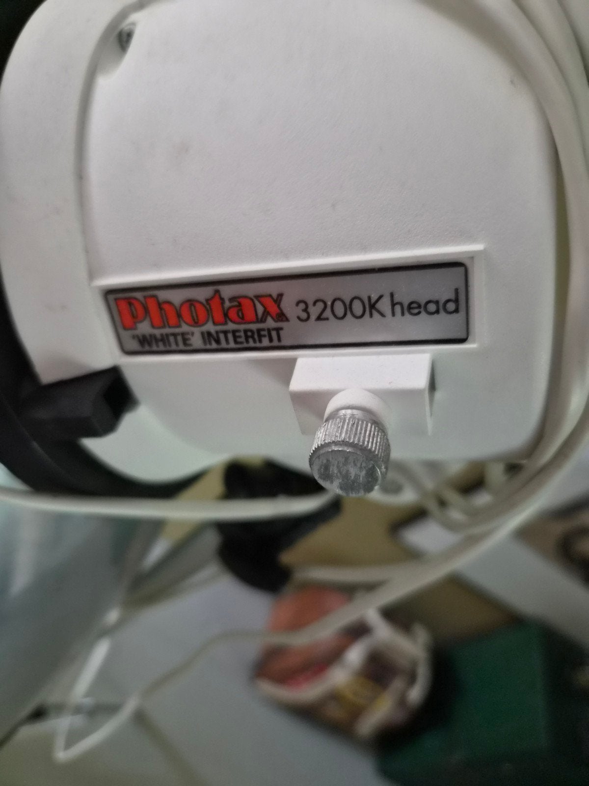 Vintage Photax 3200Khead Fotografie Lamp met Statief, Audio, Tv en Foto, Fotografie | Fotostudio en Toebehoren, Gebruikt, Inclusief statief