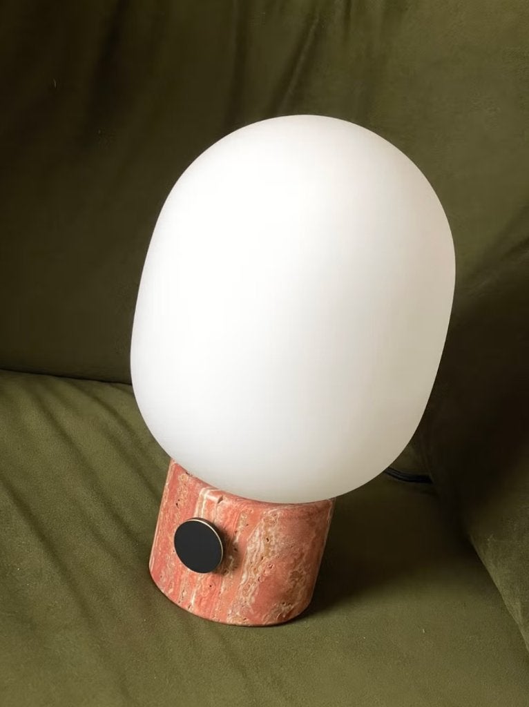 Designer Tafellamp met Natuursteen, Inclusief lichtbron, Overige merken, 32 cm, Nieuw