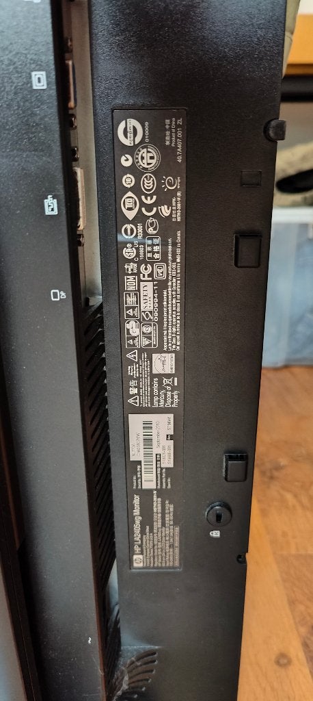 HP LA2405WG monitor, Computers en Software, Monitoren, Ophalen, Hp, Kantelbaar, Overige resoluties