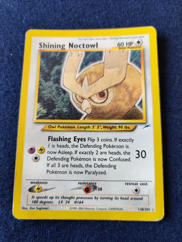 Neo Destiny 110/105 Shining Noctowl, Ophalen of Verzenden, Zo goed als nieuw, Losse kaart