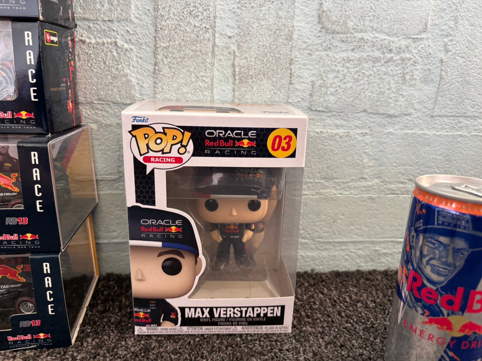 Max verstappen funko pop, Ophalen of Verzenden, Zo goed als nieuw