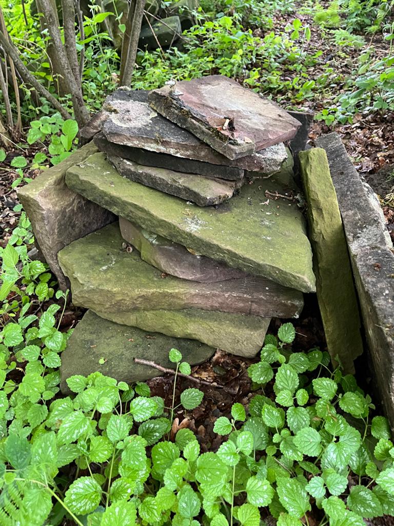 Flatstones voor tuin en/of vijver, Tuin en Terras, Grind, Keien en Split, Ophalen, Gebruikt, Zandsteen, Overige typen