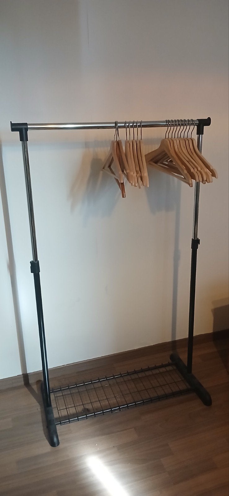 Verstelbaar kledingrek met schoenenrek, Kleding | Dames, Ophalen, Gebruikt