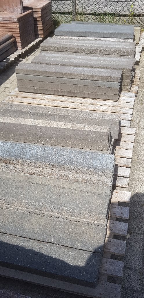 Opsluitbanden gebruikt diverse maten te koop, Tuin en Terras, Tegels en Klinkers, Ophalen, Gebruikt, Overige typen, Minder dan 5 m²