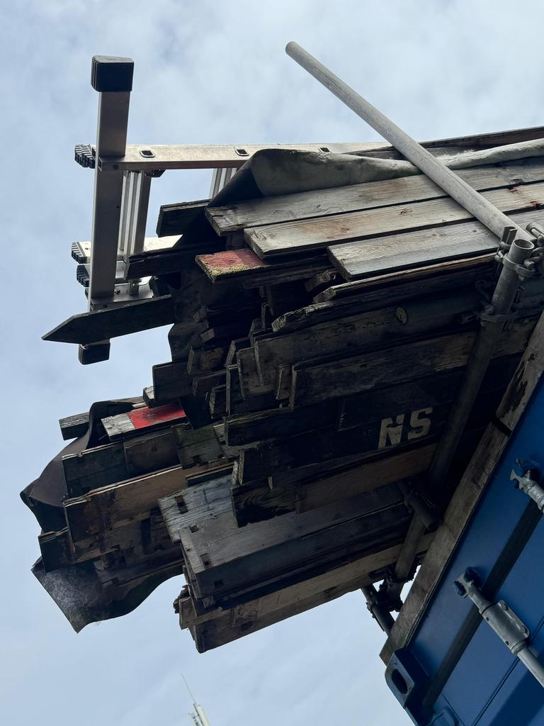 Wagonplanken / oude planken, Doe-het-zelf en Verbouw, Ophalen, Gebruikt, Minder dan 25 mm, Plank