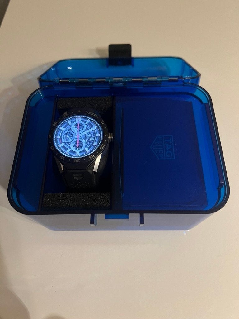 Tag Heuer Connected E1 (Gen 1) in perfecte staat | Compleet, Ophalen, Zwart, Zo goed als nieuw, Tag Heuer