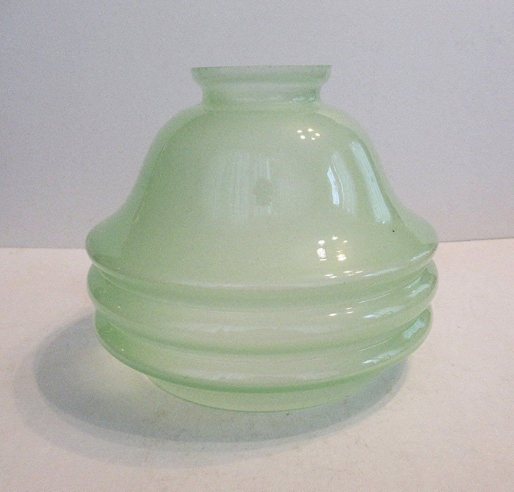 Vintage Art Deco stijl glazen lampenkap voor de plafondlamp., Antiek en Kunst, Ophalen of Verzenden