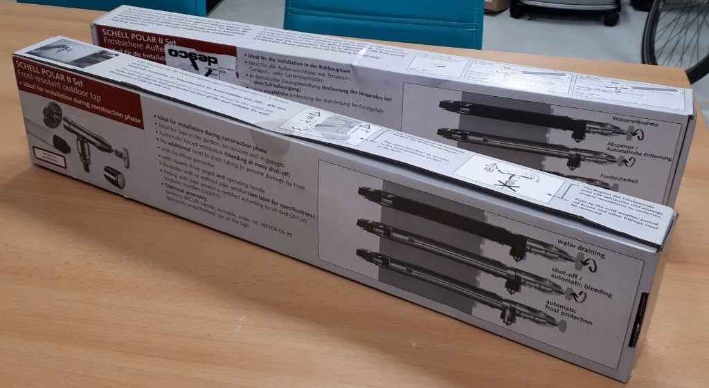 Schell Polar II vorstvrije gevelkraan 1/2 x15mm - 2 stuks, Verzenden, Nieuw