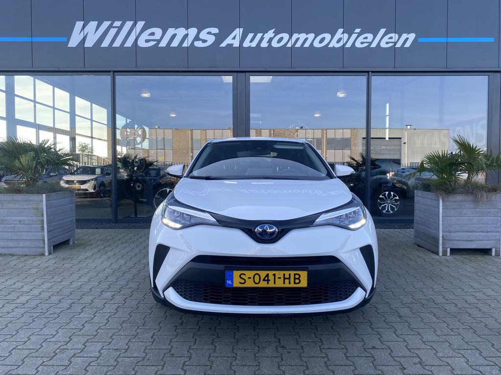 Toyota C-HR 1.8 Hybrid Active Camera, App-Connect & Adaptiev, Stof, 4 cilinders, Met garantie (alle), Wit