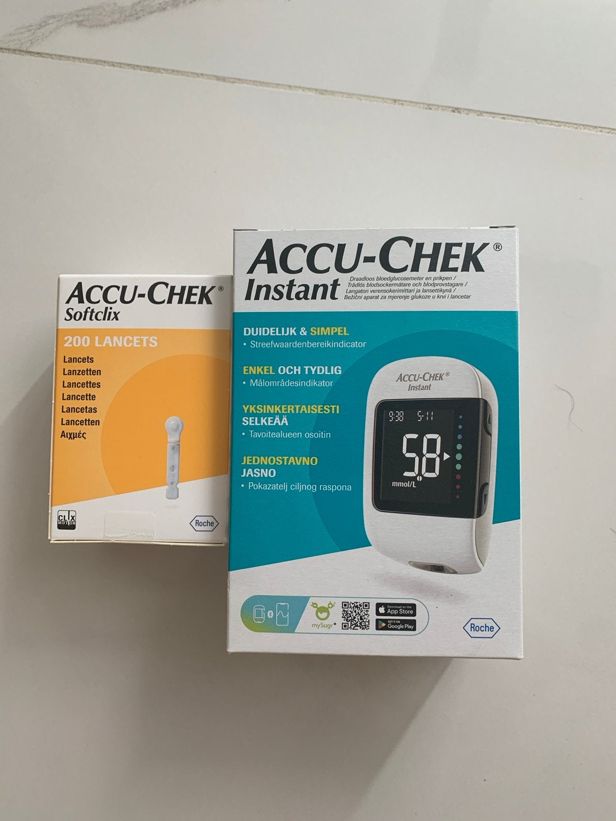 Accu-Chek Instant Startpakket met 200 Softclix Lancetten, Ophalen, Nieuw, Overige typen
