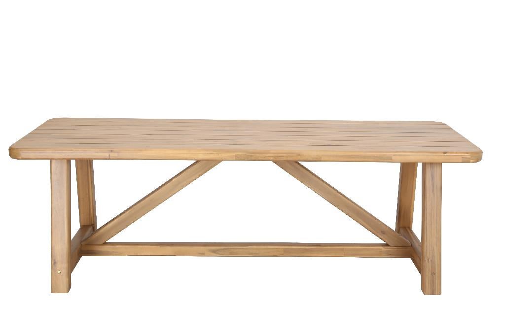 Robuuste tuintafel, Nieuw, Gratis thuis bezorgd, Verzenden, Nieuw, Rechthoekig, Hout