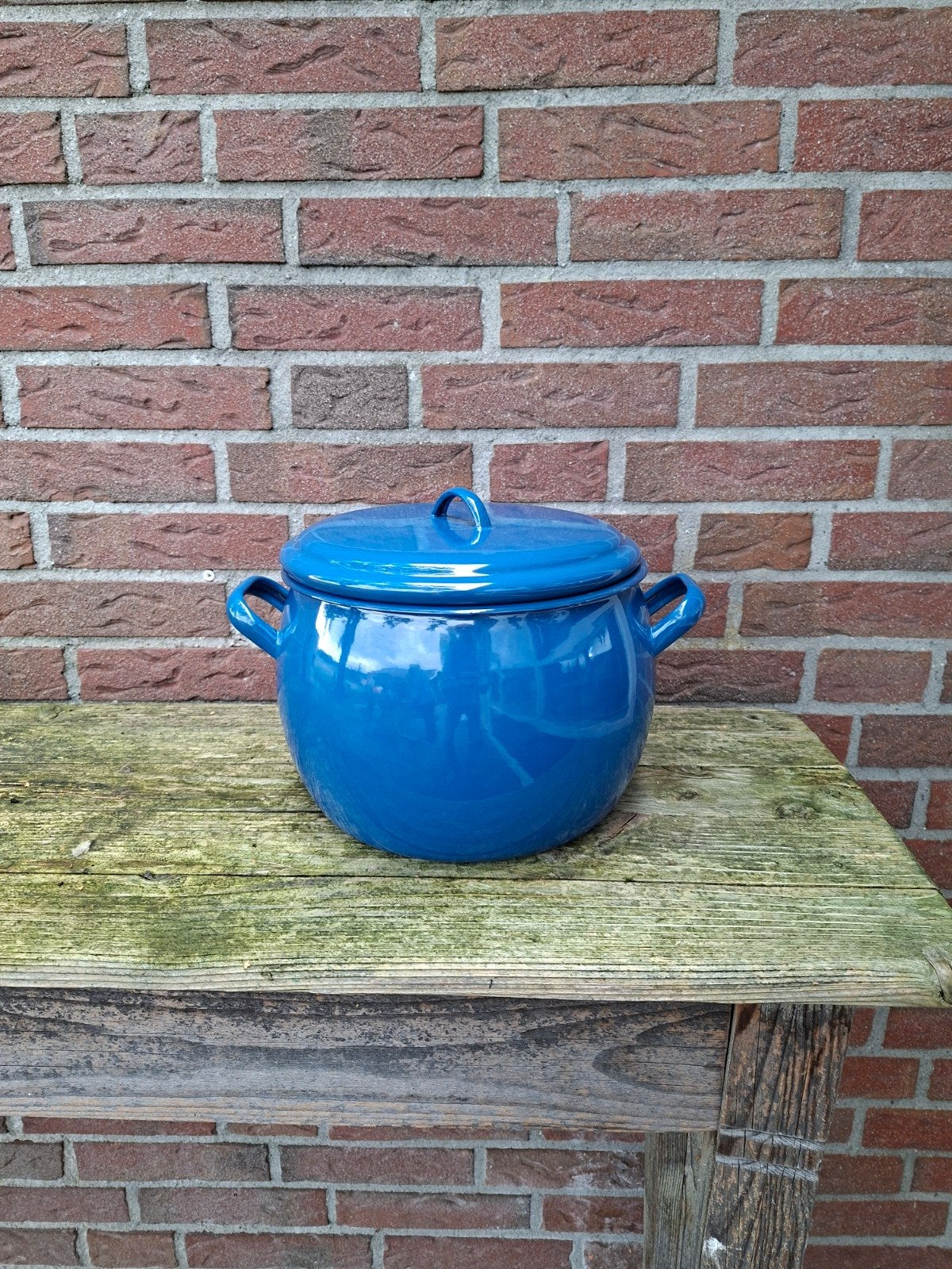 emaille pan, Antiek en Kunst, Ophalen of Verzenden