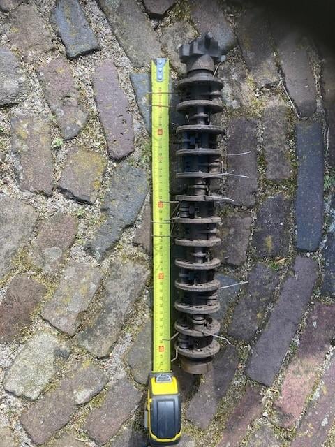 Wolf Garten onderdln verticuteermachine -mes, veren, Ophalen of Verzenden, Gebruikt, Elektrisch, Wolf Garten, Gardena