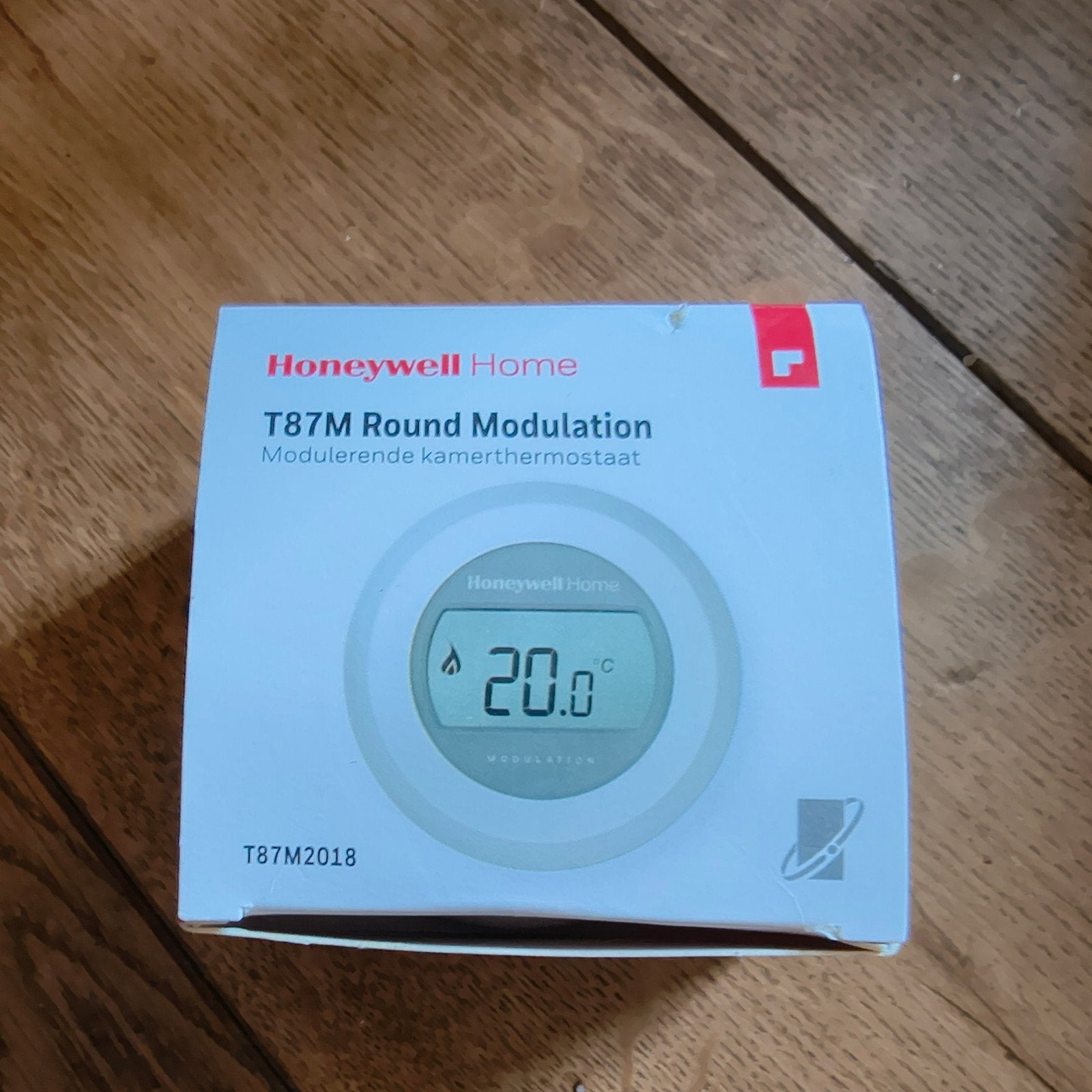 Honeywell Home T87M Round Modulatie Kamerthermostaat, Ophalen of Verzenden, Slimme thermostaat, Nieuw