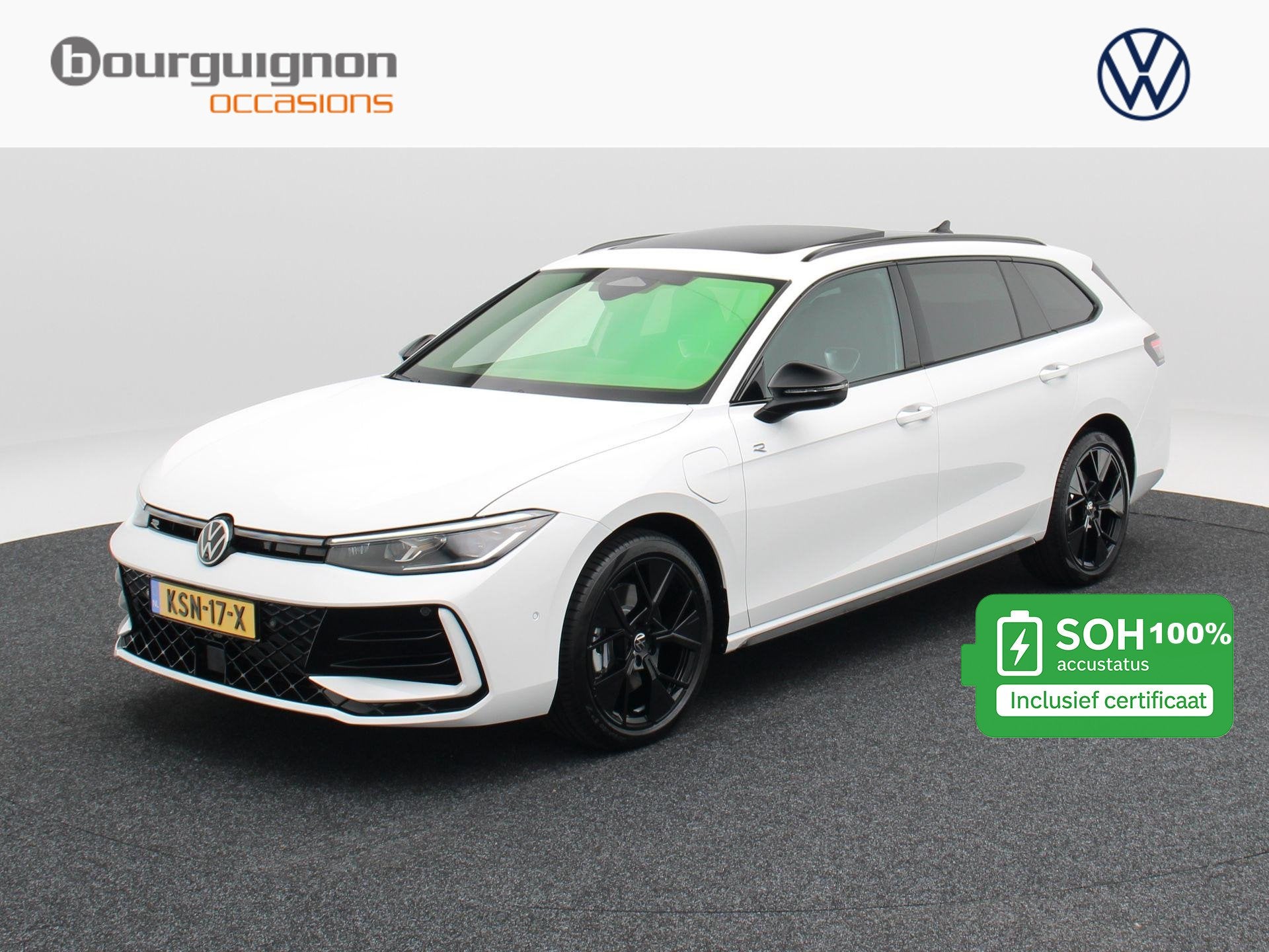 Volkswagen Passat Variant 1.5 eHybrid 272 Pk R-Line | Black, Auto's, 4 cilinders, 2000 kg, 150 min, Hybride Elektrisch/Benzine