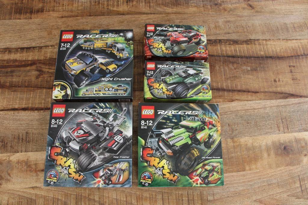 LEGO Racers, 8134 – 8136 – 8138 – 8140 - 8141. Nieuw, Ongeopend/sealed, Lego, Nieuw, Ophalen of Verzenden