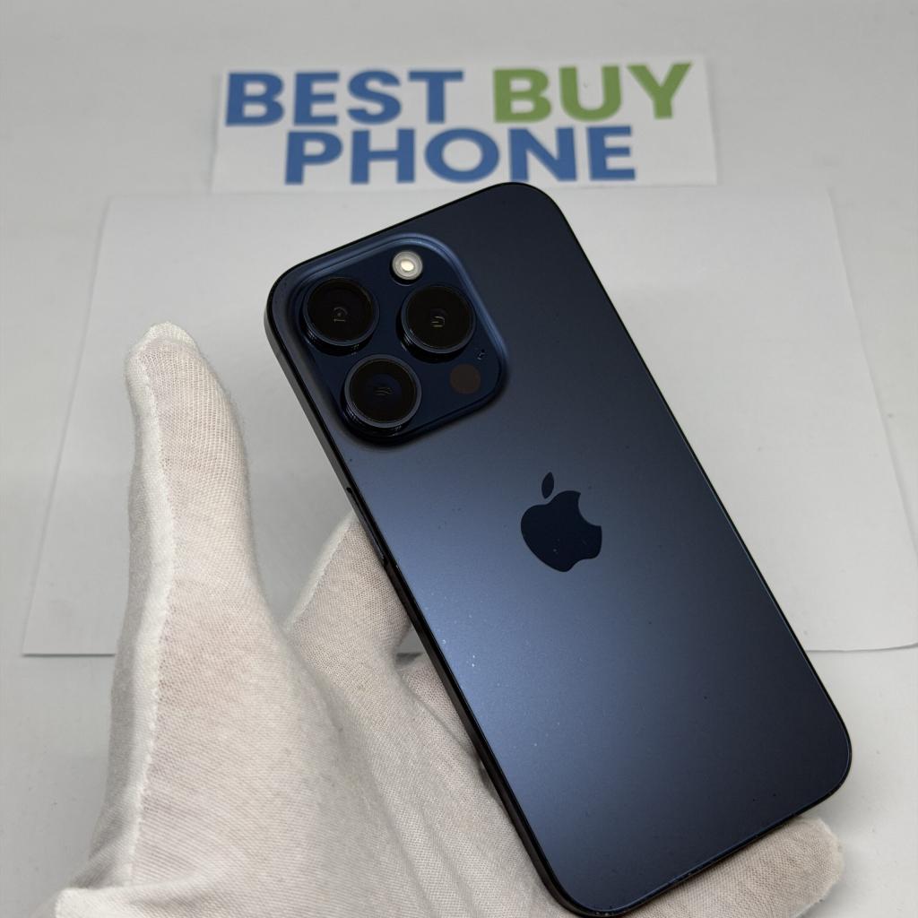 iPhone 15 Pro 128GB blauw /87% batt /zeer net /BTW, Telecommunicatie, Mobiele telefoons | Apple iPhone, 128 GB, Zwart, Zonder simlock