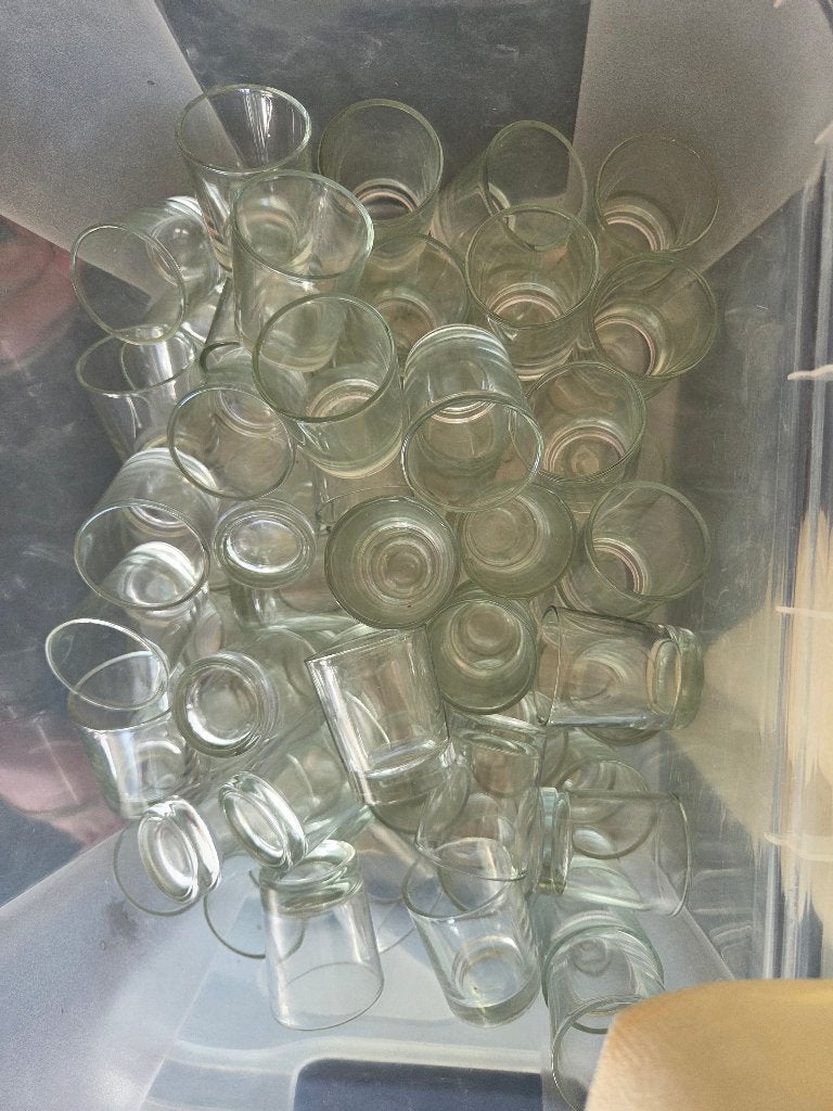 Horeca Amuseglaasjes + Beugelflesjes met Schenktuiten, Ophalen, Overige merken, Overige typen, Overige stijlen