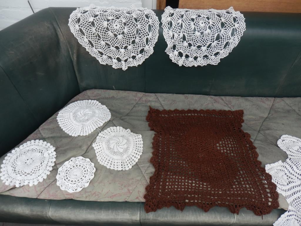 gehaakte kleedjes oma's makelij/linnen doeken, Huis en Inrichting, Woonaccessoires | Overige, Meerkleurig, Overige stijlen, Ophalen of Verzenden