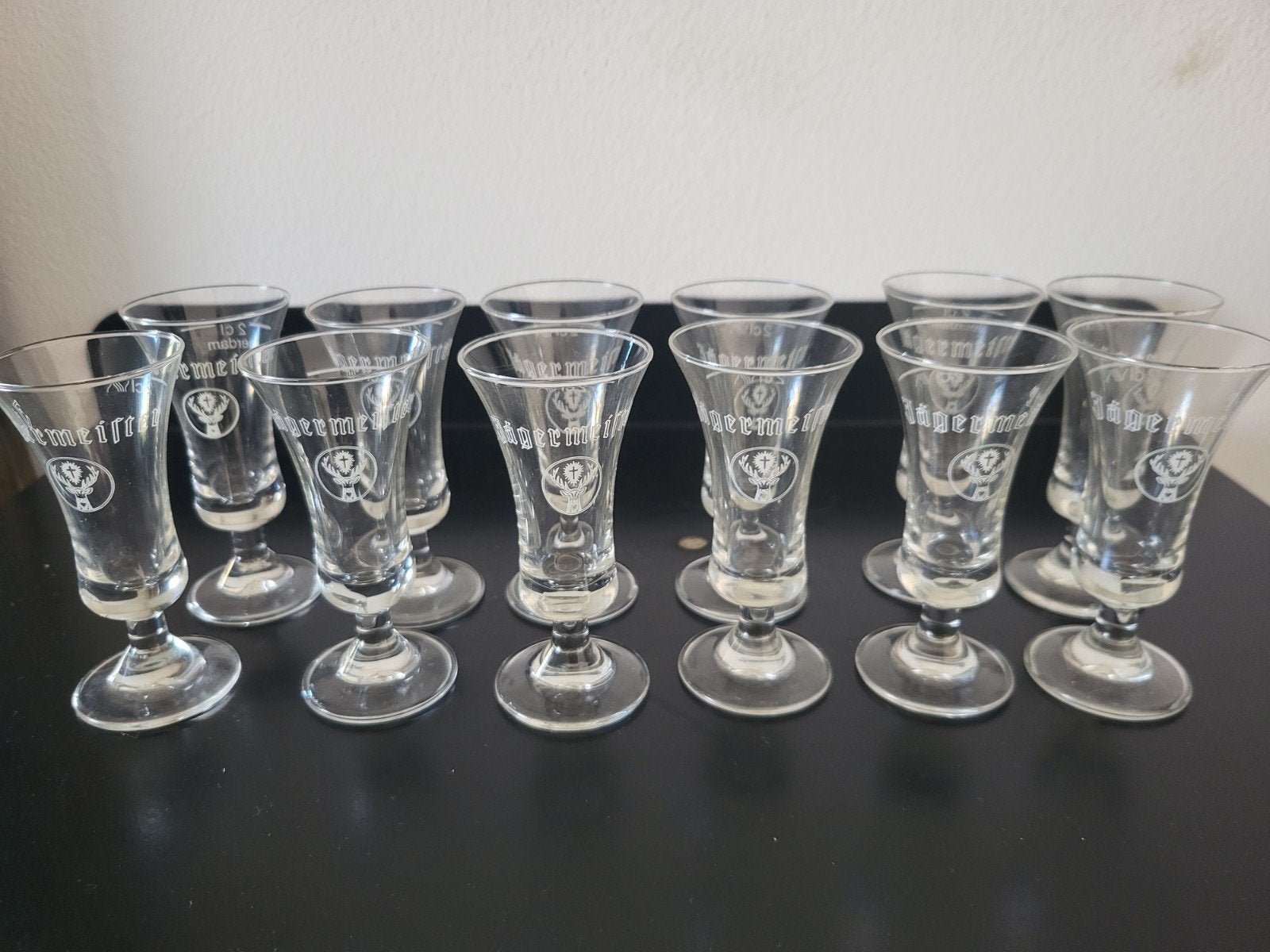 Jagermeister glaasjes, Ophalen of Verzenden, Borrel- of Shotglas