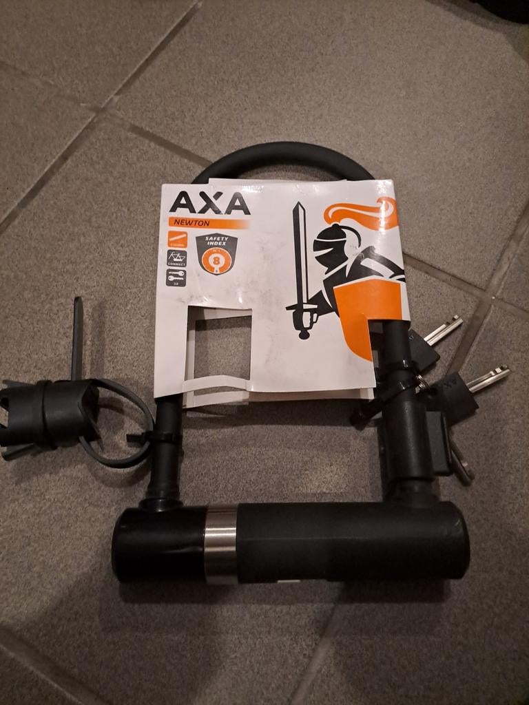 Axa Newton fietsslot 230mm - Nieuw in verpakking, Ophalen of Verzenden, Nieuw, Beugelslot