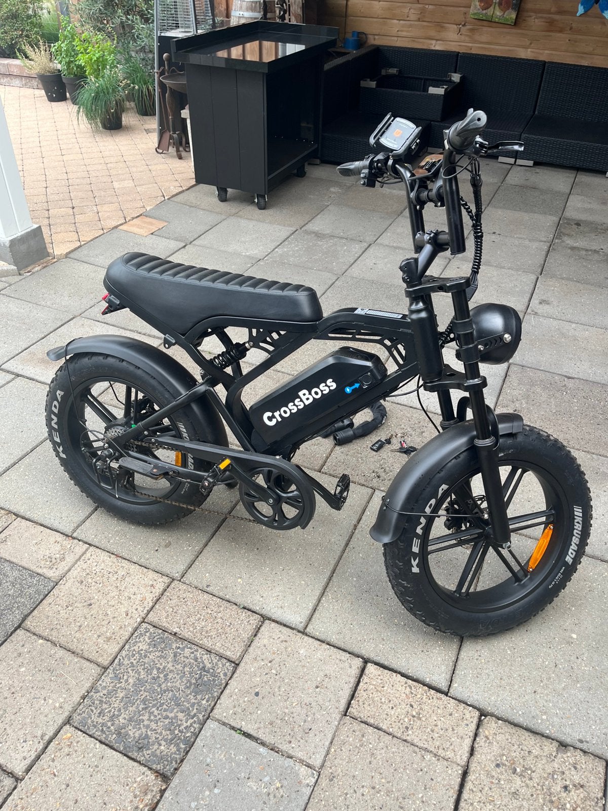 Fatbike V20 Pro Black CrossBoss, 59 cm of meer, Ophalen, Zo goed als nieuw, Overige merken