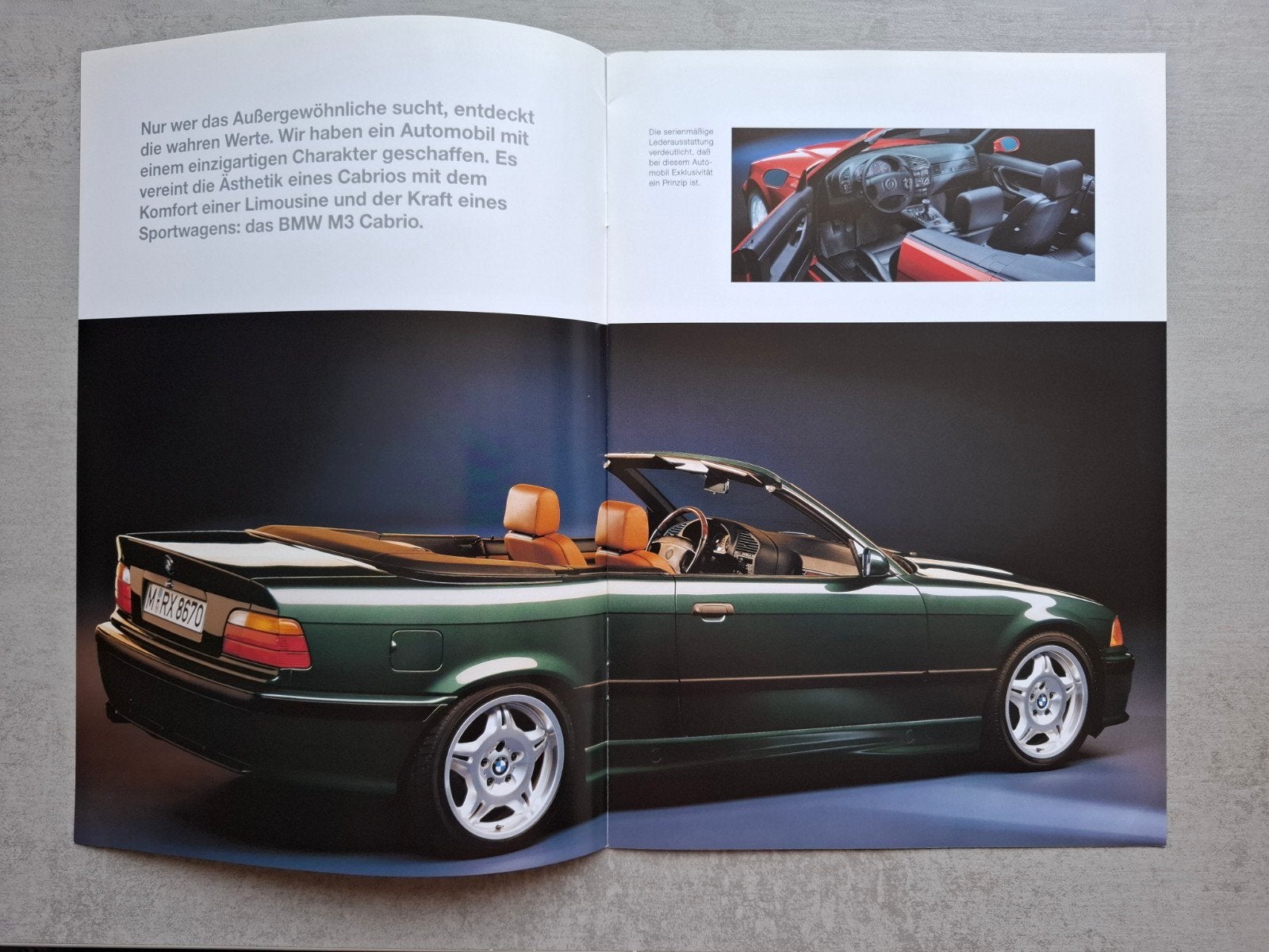 BMW M3 Cabrio brochure - 1993, Ophalen of Verzenden, Zo goed als nieuw, BMW
