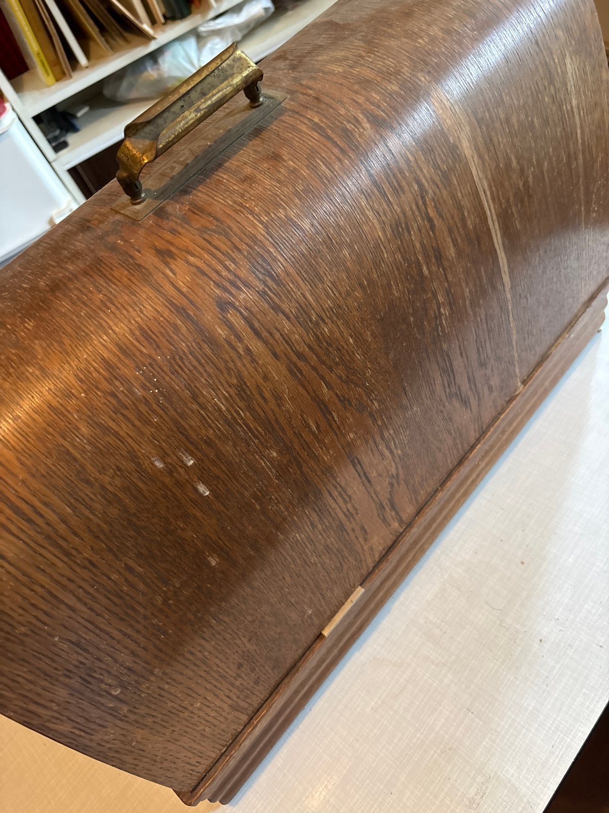 Vintage Pfaff naaimachine en Husqvarna met houten kap, Antiek en Kunst, Antiek | Naaimachines, Ophalen of Verzenden