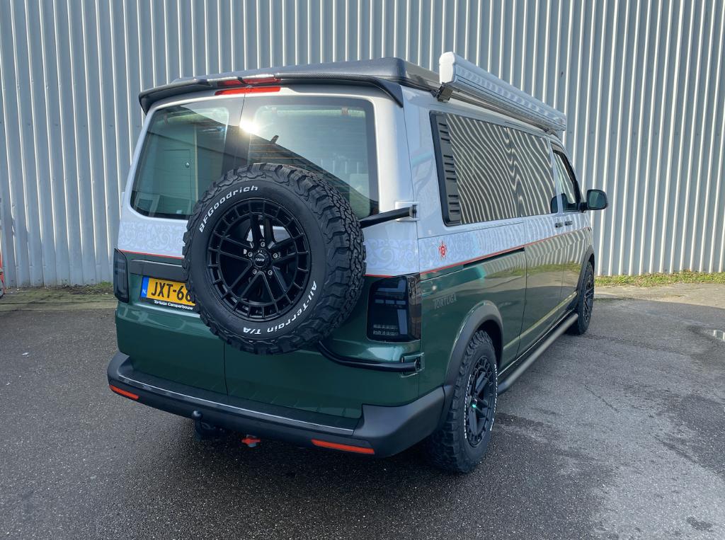Te koop: Stoere VW Transporter Camper T6.1/bj.2021/56.130km, Bedrijf, Overige merken, Standkachel, Tot en met 4