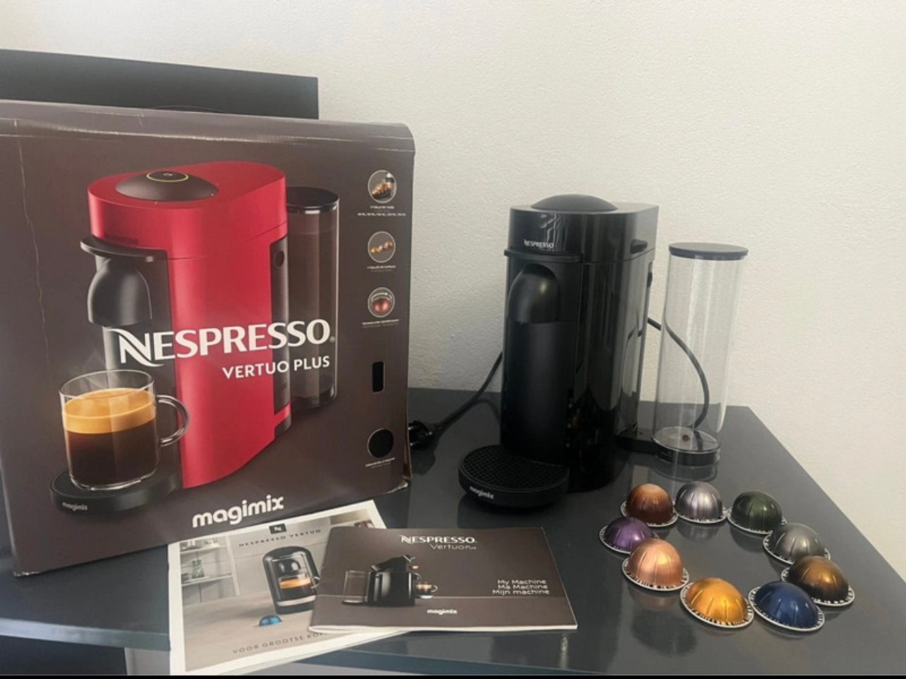 Nespresso Vertuo Plus, Ophalen, Koffiemachine, Zo goed als nieuw, 1 kopje