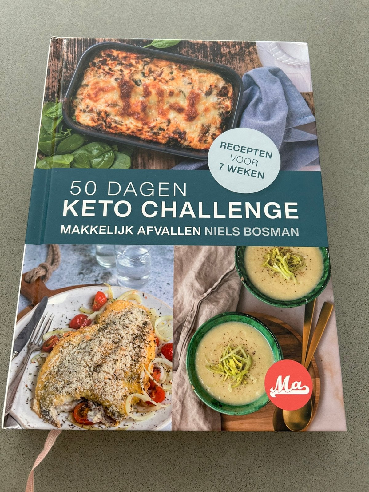 Boek 50 dagen keto challenge, Ophalen of Verzenden, Zo goed als nieuw