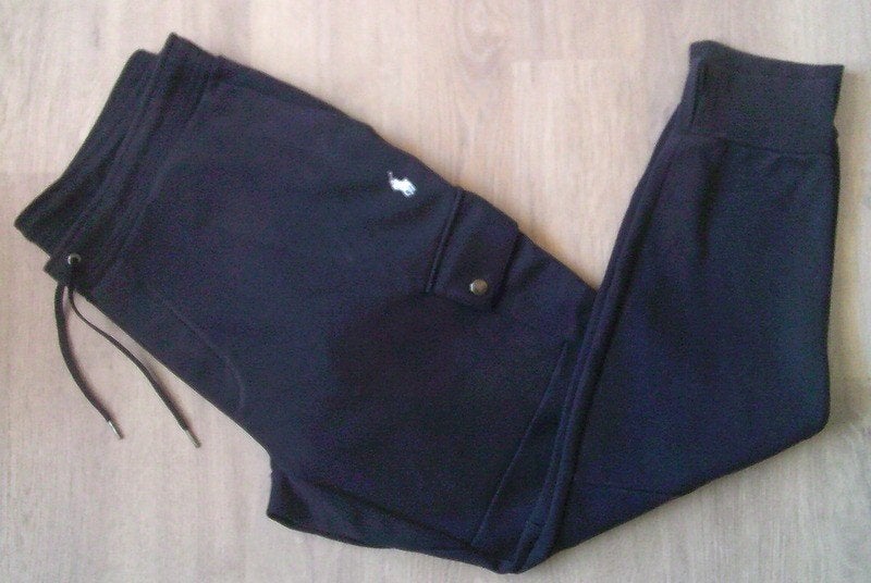 Polo Ralph Lauren Double-knit cargo-joggingbroek zwart  XL, Verzenden, Zwart, Ralph Lauren, Maat 56/58 (XL)