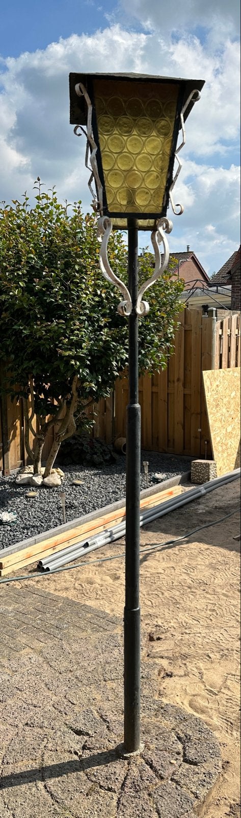 Decoratieve Staande Buitenlamp - Klassiek Design, Tuin en Terras, Buitenverlichting, Ophalen, Gebruikt, Minder dan 50 watt, Staande lamp