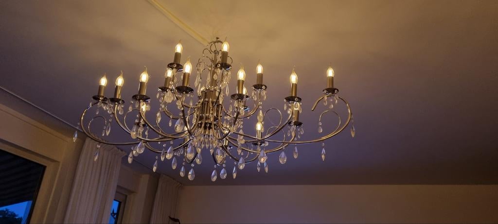 Kroonluchter plafondlamp, Ophalen of Verzenden, Zo goed als nieuw