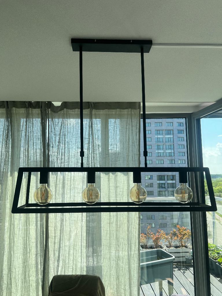 Dining Room Light with dimmable Philips light bulbs, Huis en Inrichting, Ophalen, Zo goed als nieuw, Industrial, Metaal