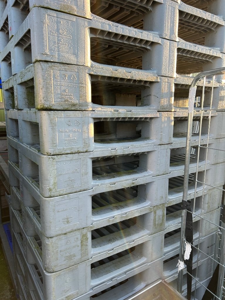 Kunststof pallets 100x120 plastic pallets pallet, Ophalen, Gebruikt, 100 cm of meer, 60 cm of meer