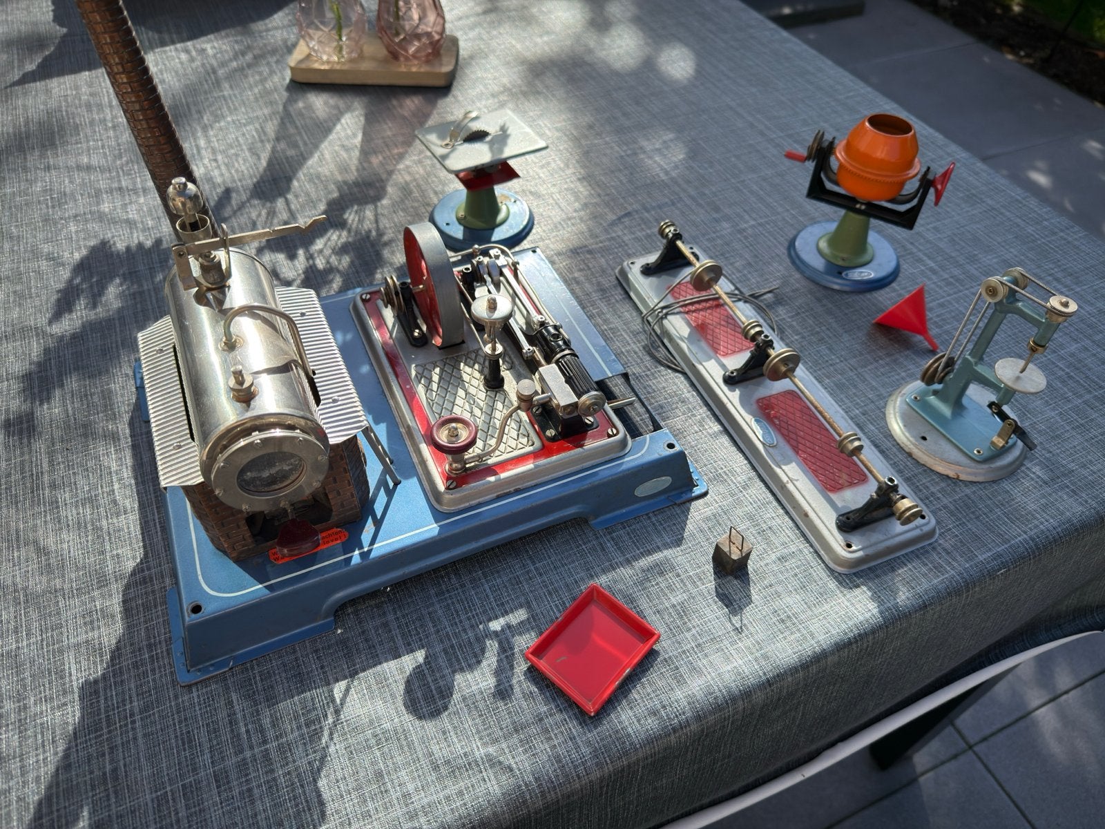 Wilesco D16 stoommachine met accessoires, Ophalen of Verzenden, Gebruikt