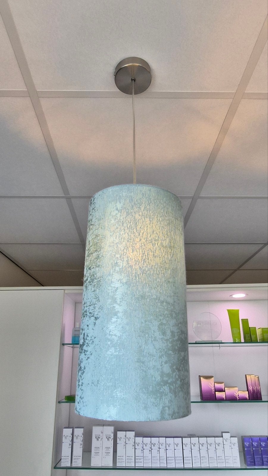 Foto 7 van Luxe set lampen – grote plafondlamp Ø80 cm + 2 hanglampen