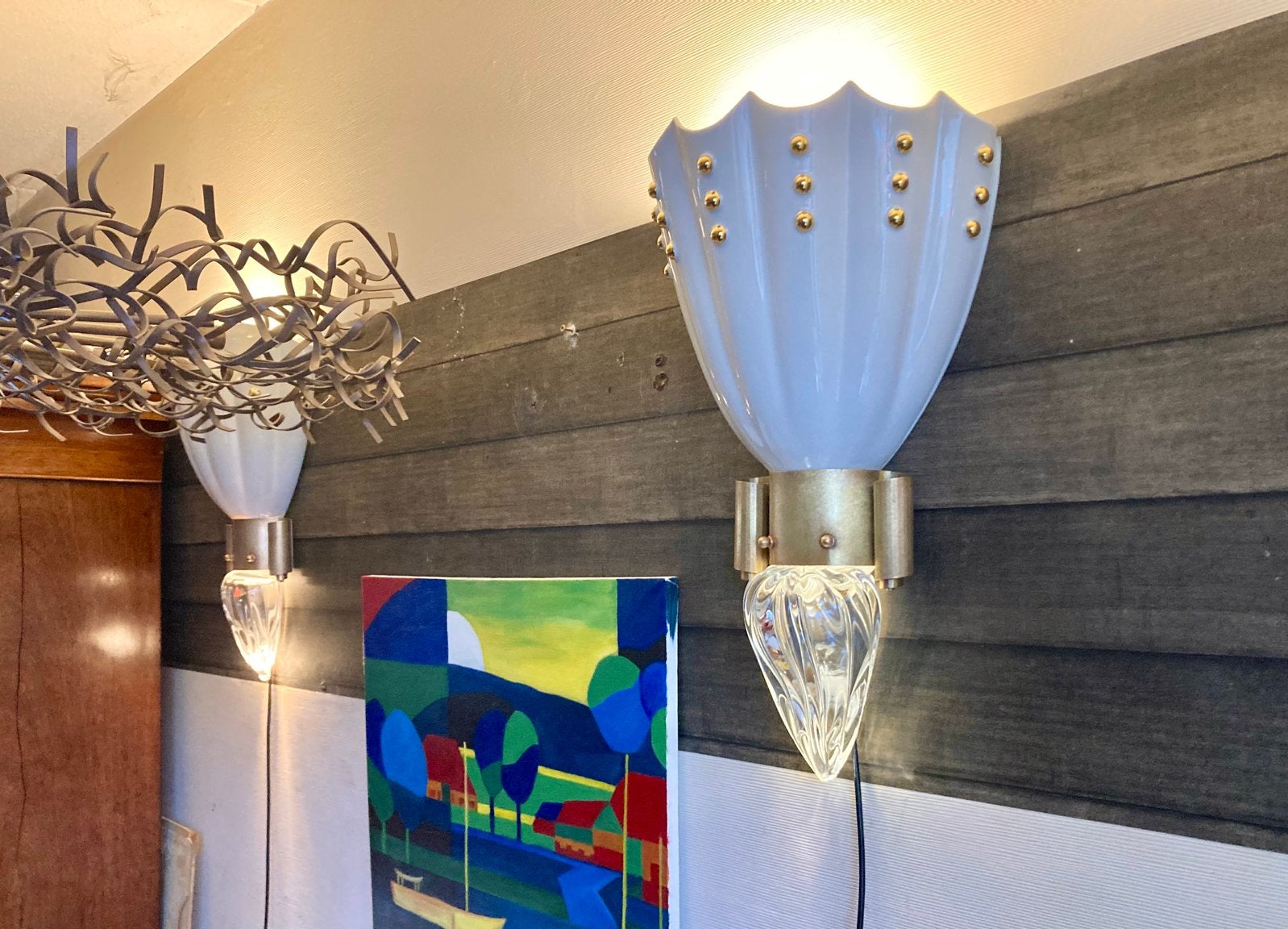 Grote Borek Sipek lamp Tomy Ajeto Scaralux gemerkt genummerd, Ophalen of Verzenden, Lamp, Overige materialen, Gesigneerd