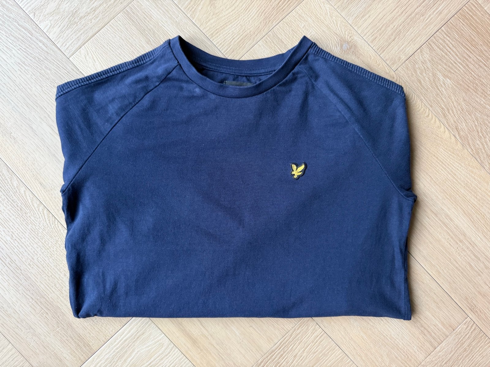 Lyle & Scott, longsleeve, donkerblauw, maat 152 / 158, Lyle & Scott, Ophalen of Verzenden, Zo goed als nieuw, Shirt of Longsleeve