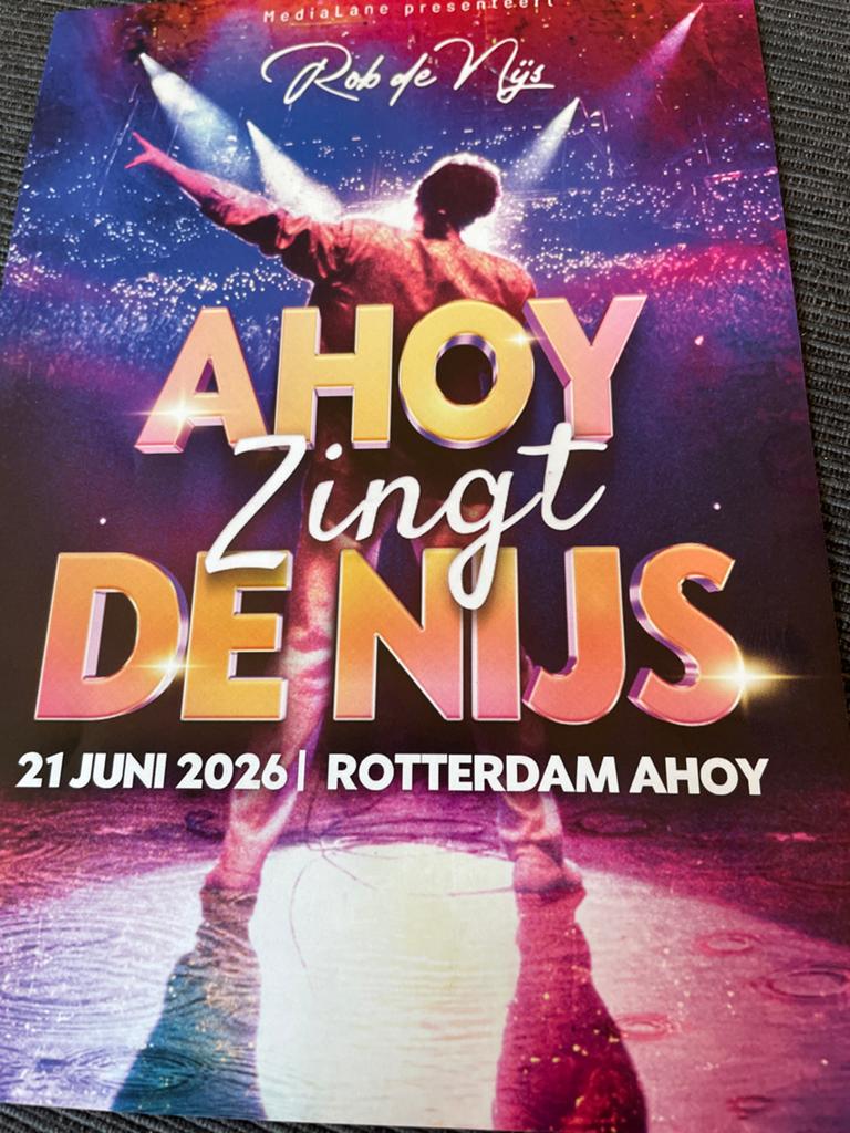 2 kaarten Ahoy zingt De Nijs. 21juni, middag of avond., Tickets en Kaartjes, Twee personen