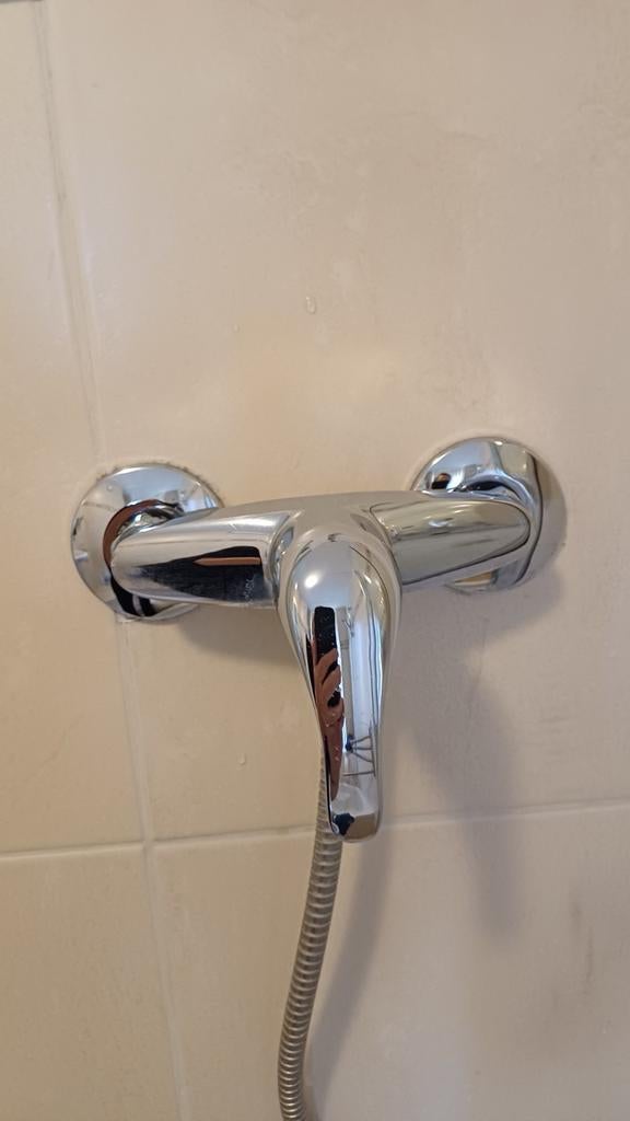 Chromen douchekraan met handdouche aansluiting, Doe-het-zelf en Verbouw, Sanitair, Ophalen of Verzenden
