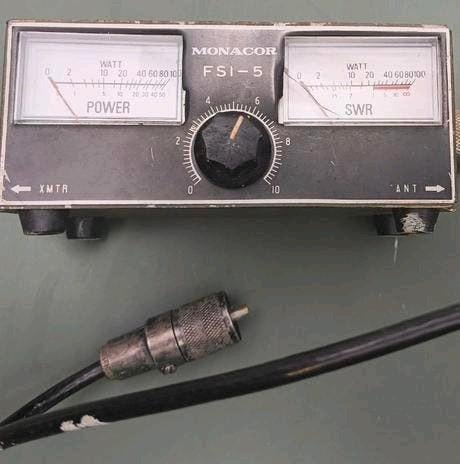 Monacor FSI-5 SWR & Power Meter - Niet getest, Verzenden, Niet werkend, Zender en Ontvanger