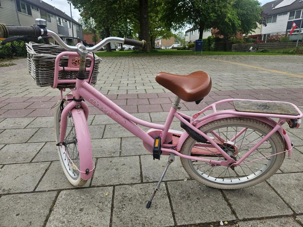 Meisjes fiets, Ophalen, Gebruikt
